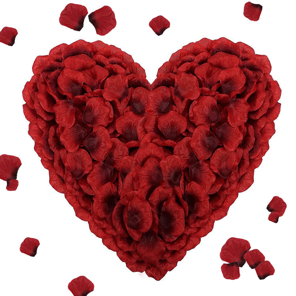HASTHIP 2000 PCS Silk Rose Petals for Wedding Flower Petals for Romantic Decorations Special Night for Proposal Anniversary, Valentine's Decor HASTHIP 2000 PCS Silk Rose Petals for Wedding Flower Petals for Romantic Decorations Special Night for Proposal Anniversary, Valentine's Decor